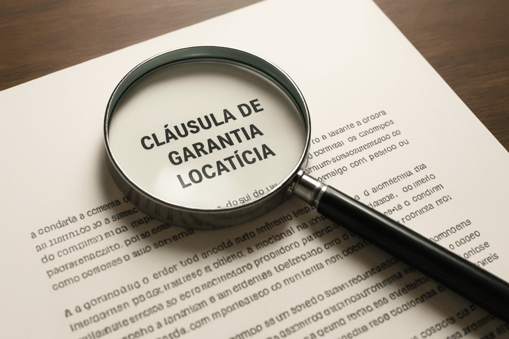 Analisando os detalhes de um contrato para escolher a garantia de aluguel ideal.